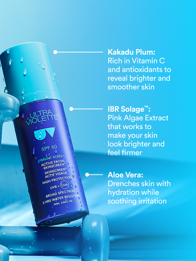 Vibrant Screen™ SPF 50 Active Facial SKINSCREEN™