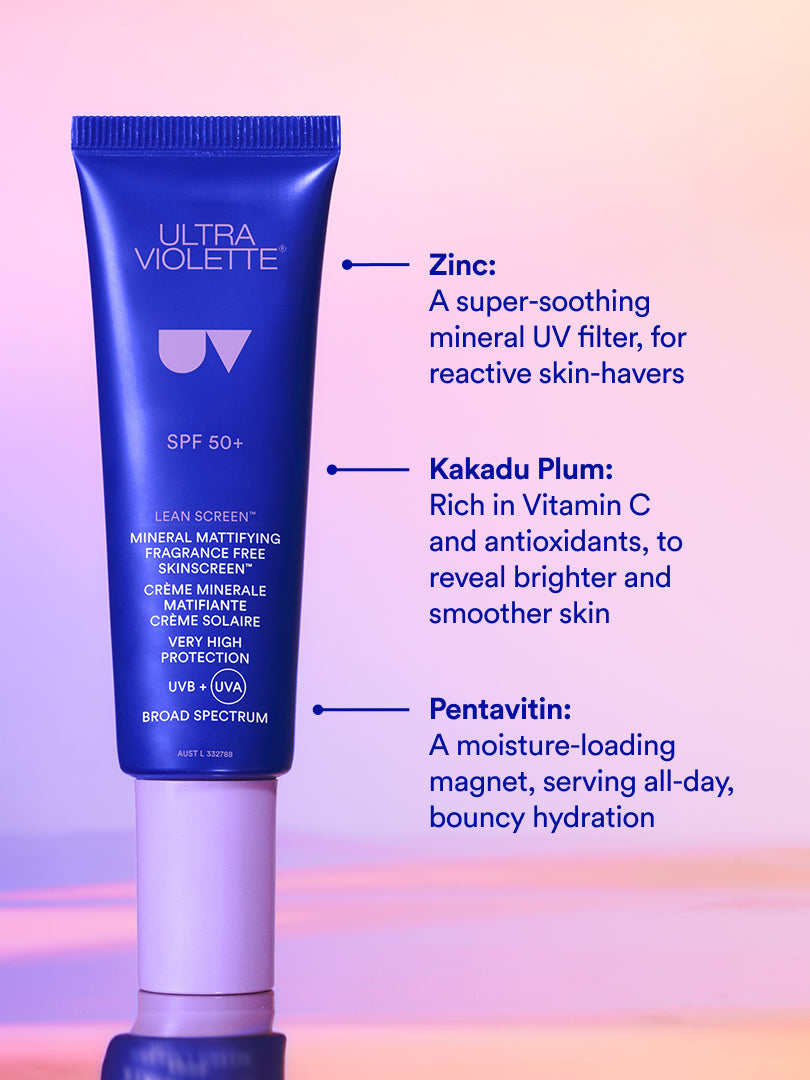 Lean Screen SPF 50+ Mattifying Zinc SKINSCREEN™ 75ml