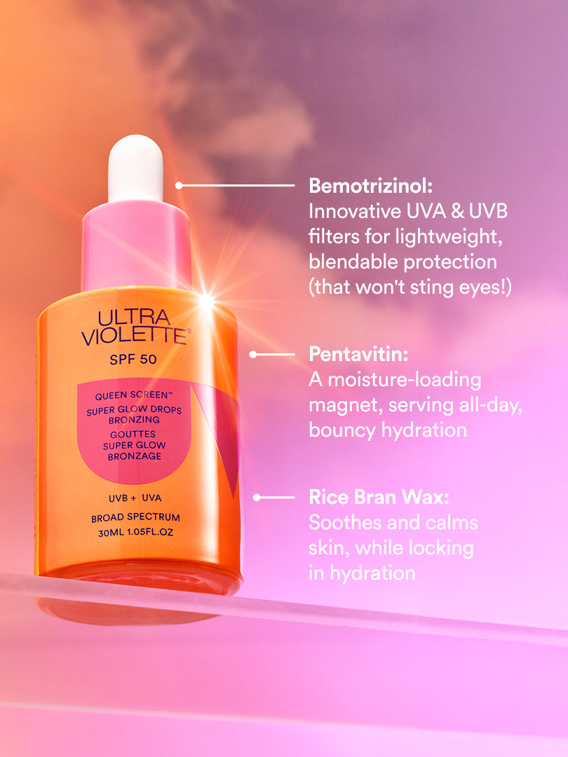 Queen Screen SPF 50 Super Glow Drops - Bronzing