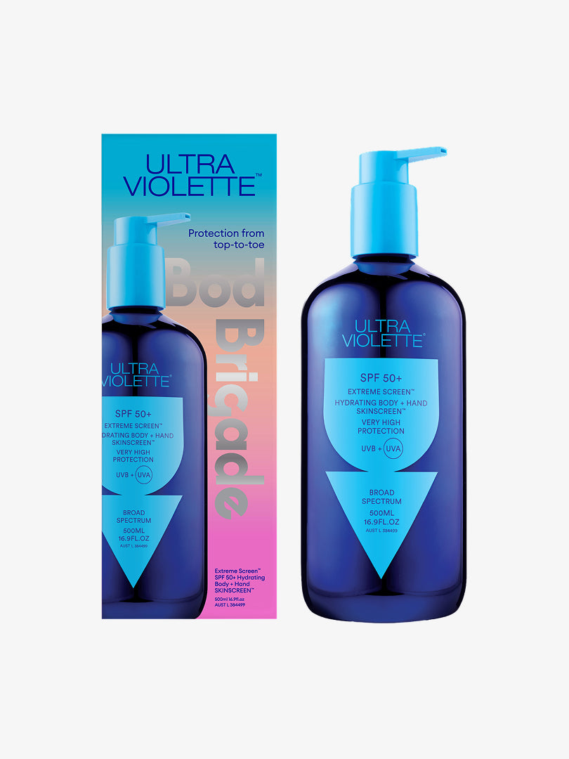 Bod Brigade Extreme Screen SPF 50+ Hydrating Body + Hand SKINSCREEN™