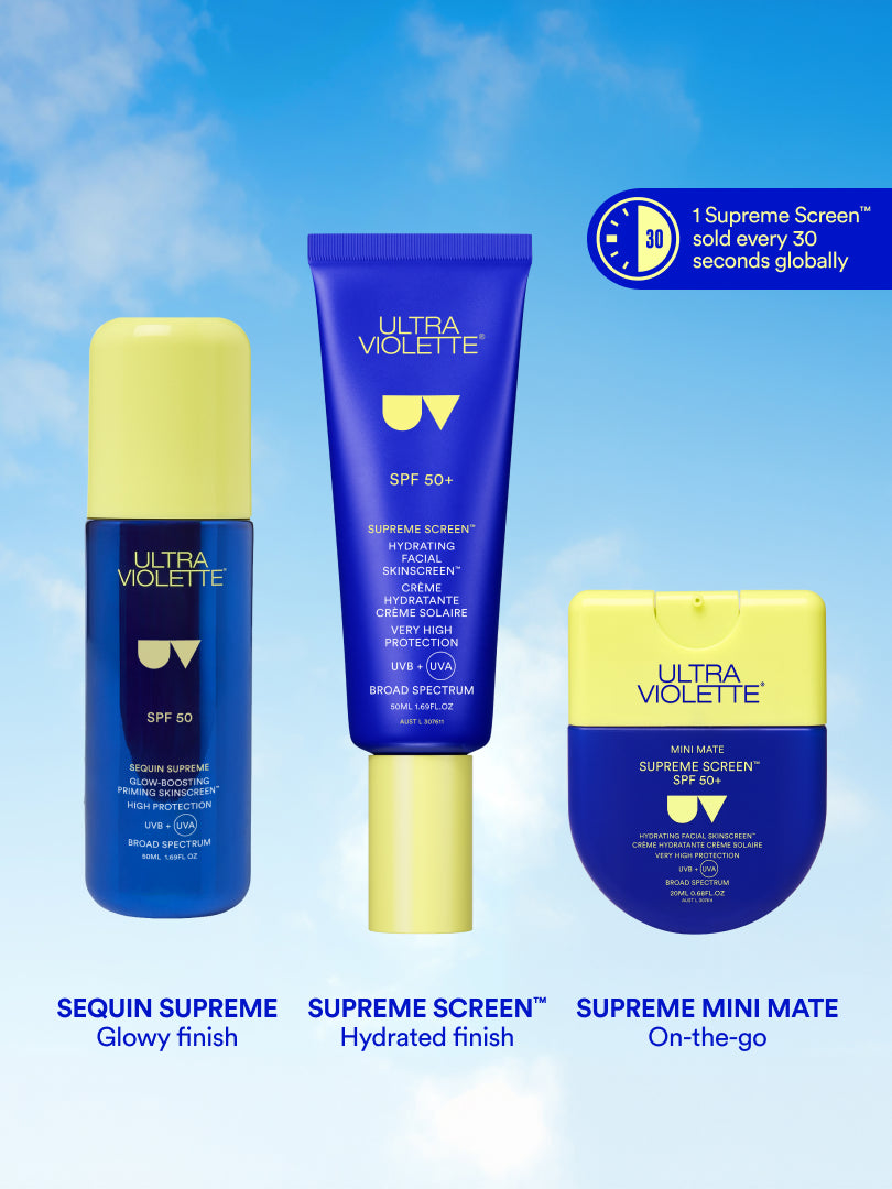 SPF 50 Sequin Supreme Glow-Boosting Facial SKINSCREEN™ 50ml