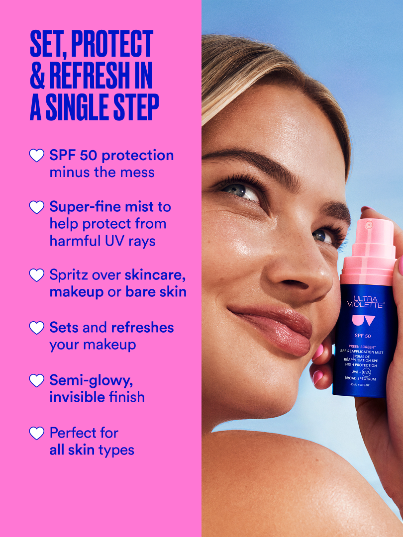 Preen Screen Reapplication Mist SKINSCREEN™ SPF 50 50ml